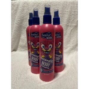 Suave Kids Berry Awesome Detangler Spray 10oz 4 Pack Bundle New